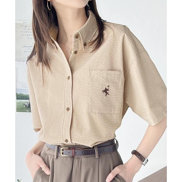 「Java」 半袖シャツ X-LARGE モカ レディース