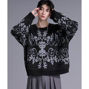 セーター ニット ダマスクガララメニット メンズ レディース