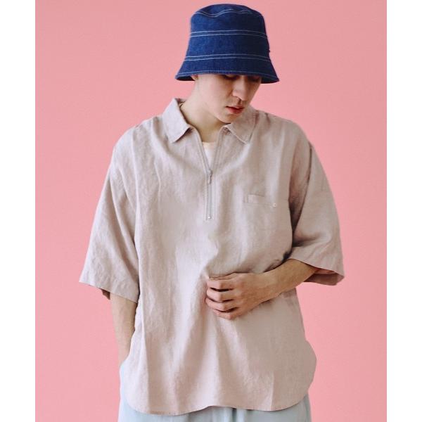 「Universal Style Wear」 半袖シャツ X-LARGE ベージュ メンズ