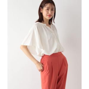 「GLOBAL WORK」 ノースリーブブラウス LARGE オフホワイト レディース