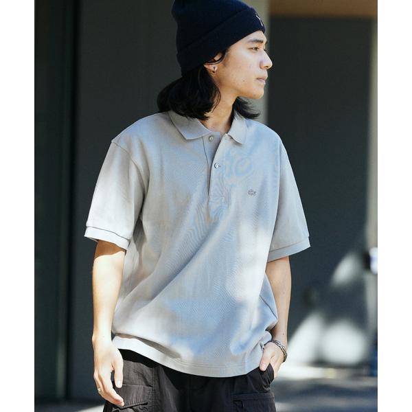 「LACOSTE」 半袖ポロシャツ 3 グレー メンズ