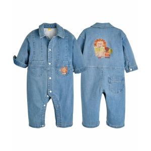 ベビー服 ロンパース ライオン刺繍デニムカバーオールの買取情報