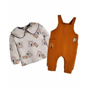 セットアップ 「2点セット」クレヨントップス＆オーバーオール キッズ 子供服 男の子 女の子