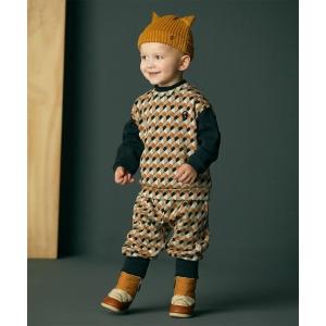 セットアップ 「セットアップ」チャップレイヤードトップス＆パンツ キッズ 子供服 男の子 女の子