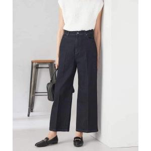 ストレッチデニムワイドパンツ
