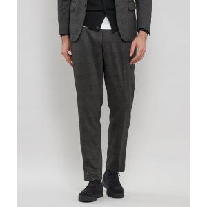 パンツ 「FLEX JERSEY」グレンチェックセットアップパンツ メンズ