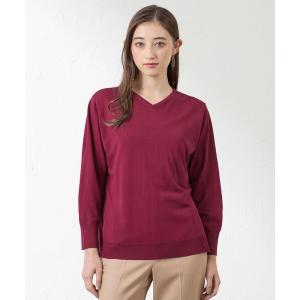 ニット セーター バルキーレーヨンチュニックニット レディース