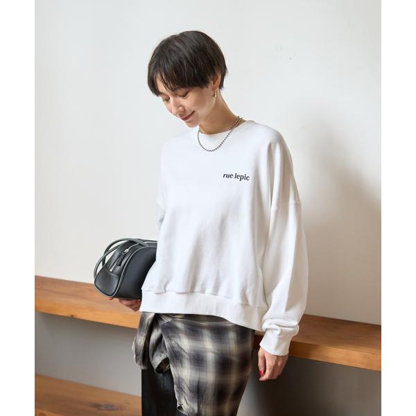 トレーナー スウェット cafe graphic バックプリント スウェット オーバーサイズ / ユ...