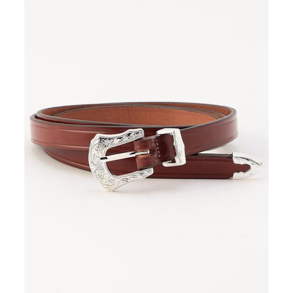 ベルト MONITALY/モニタリー Extra Long Leather Belt with 3-...