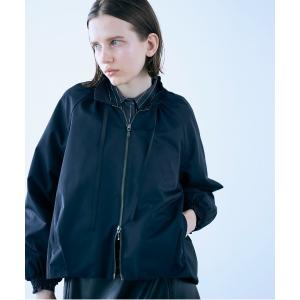 ブルゾン アウター pleats twill blouson レディース