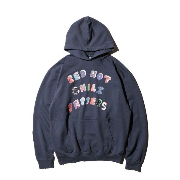 パーカー THRIFTY LOOK / スリフティールック WORN-OUT BAND HOODIE...