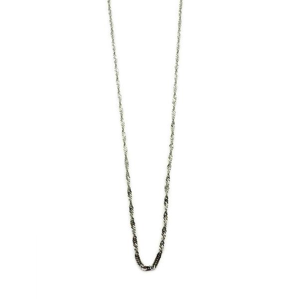 ネックレス KISHOKACHI 希少価値 スリムスパイラルチェーンステンレスネックレス 45+5c...
