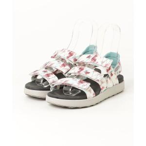 「KEEN」 フラットサンダル 24.5cm ホワイト レディース