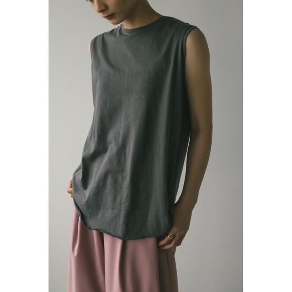 「STYLEMIXER」 ノースリーブトップス FREE チャコールグレー レディース