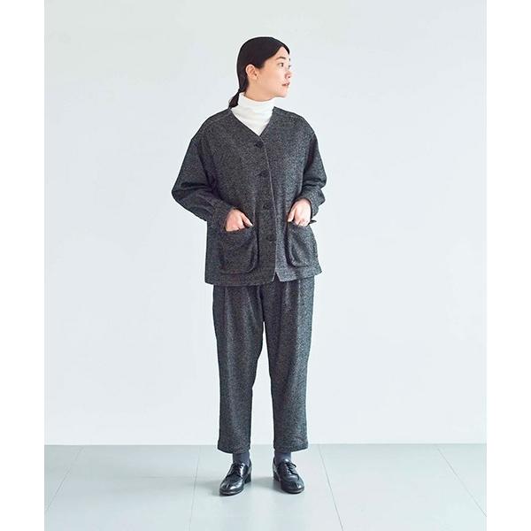 パンツ テーパードパンツ tweed レディース