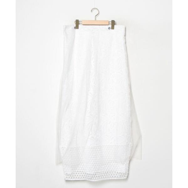 「AULA AILA」 ベアトップワンピース 1 ホワイト レディース