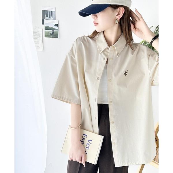 「Java」 7分袖シャツ MEDIUM ベージュ レディース