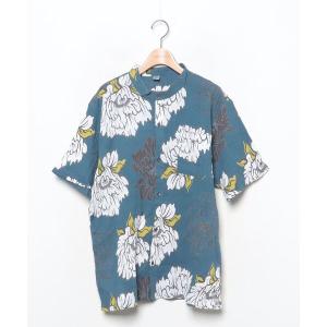 「カヤ」 半袖シャツ FREE ブルー メンズ