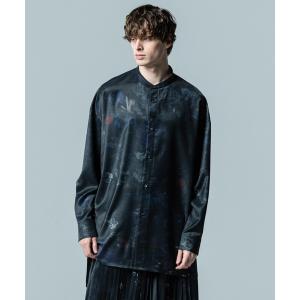 「glamb」 長袖シャツ M ネイビー メンズ