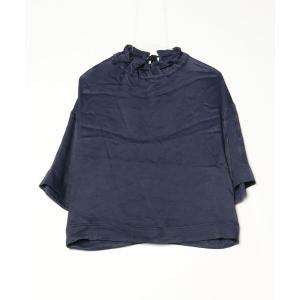 「Ted Baker」 半袖ブラウス 1 ネイビー レディース