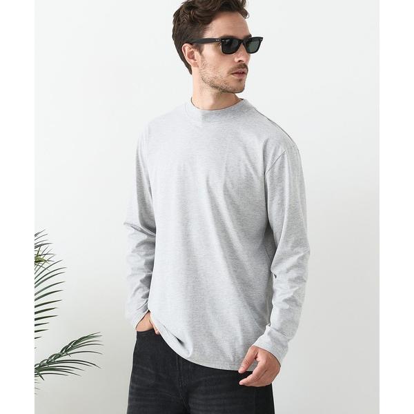 tシャツ 「汗染みの目立ちにくいTシャツ ZEROSTAIN /ゼロステイン」モックネック ロンT ...