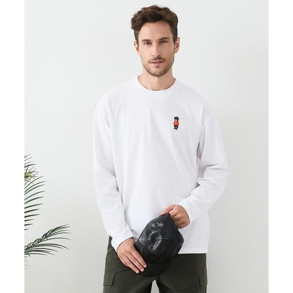 tシャツ 「汗染みの目立ちにくいTシャツ ZEROSTAIN/ゼロステイン」アニマル胸ワンポイント刺...