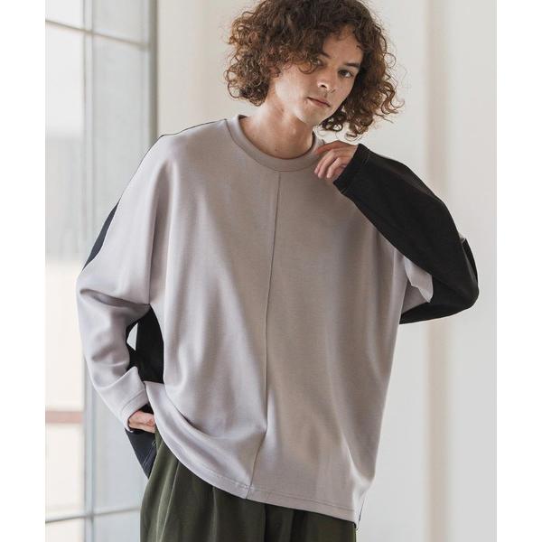 tシャツ mlt5412- フロントバック配色ポンチカットソー メンズ