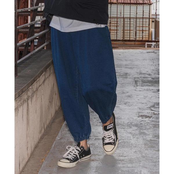 パンツ mp14128- カットデニムジョガーパンツ(CMB-R0179) メンズ