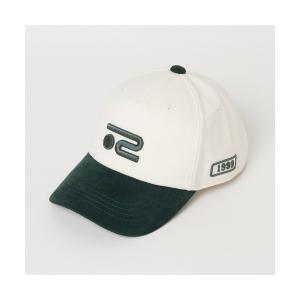 キャップ 帽子 「Rosasen/GOLF」メンズ 起毛ツイル フェイクスエード切替 キャップ メンズ