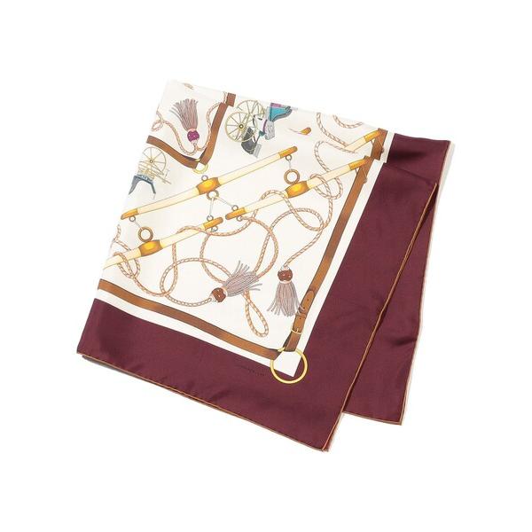 スカーフ バンダナ ATELIER TOMORROW TASSEL シルクスカーフ レディース