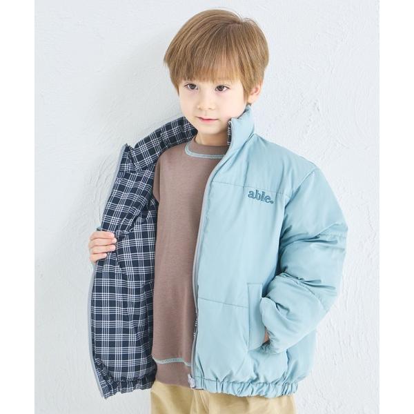 ブルゾン アウター 「エアサーマル」ユニセックス リバーシブル 中わたジャケット キッズ 子供服 男...