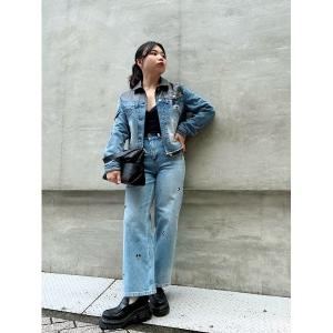 Desigual（デシグアル） デニムジャケット gジャン ルネサンスプリント