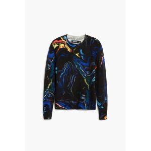 Desigual（デシグアル） ニット セーター パープルマルチフローラル