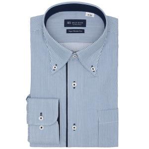 フォーマル シャツ 形態安定ノンアイロン ボタンダウン 長袖ビジネスワイシャツ メンズ