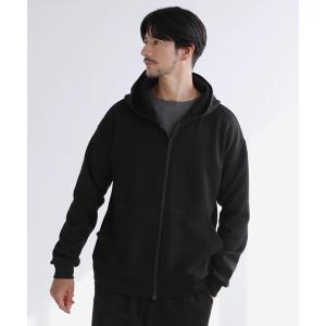 パーカー 「セットアップ対応」防シワ・抗ピリング・ウォッシャブル ハイポンチダブルZIPパーカー メンズ