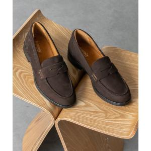 ローファー 「bussola」撥水スエードフラットローファー(955415) レディース