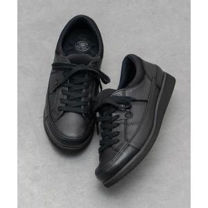 スニーカー 「bussola」撥水レースアップフラットスニーカー(955809) レディース