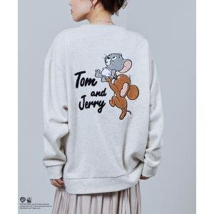 TOM＆JERRY サガラ刺繍トレーナー