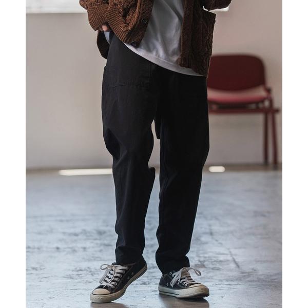 パンツ mp14154- ブッシュ変形テーパードパンツ(25152CMY) メンズ