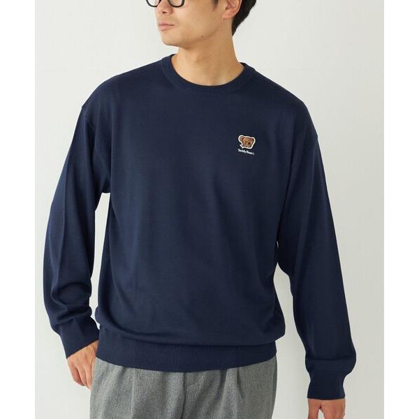 セーター ニット SHIPS Colors:「洗濯機可能」TeddyBear(R) 12ゲージ ニッ...