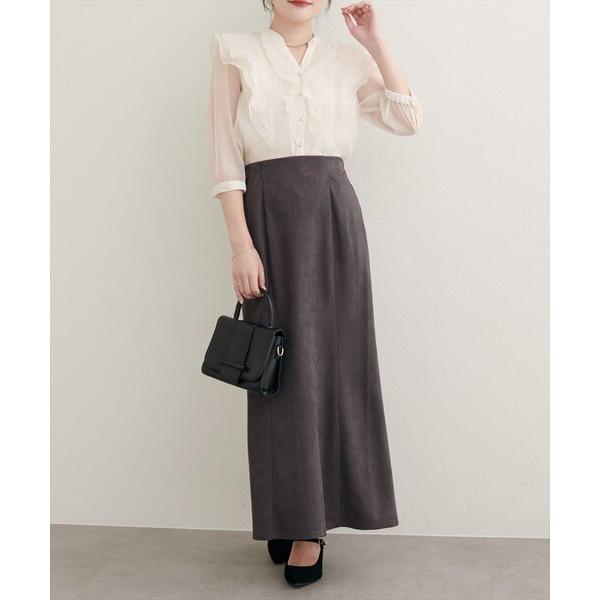 スカート スウェードマーメイドスカート