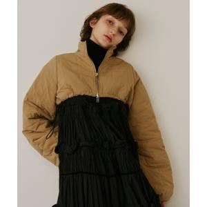 PERNA（ペルナ） ノーカラーコート コート バルーンショートコート