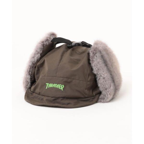 キャップ 帽子 THRASHER/スラッシャー キッズ キャップ 帽子 パイロットキャップ トラッパ...