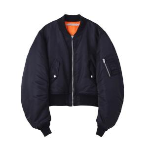ma1 ma-1 NYLON MASSIVE ROUNDED SLEEVE BOMBER JACKET メンズ