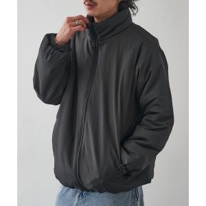 ダウンジャケット ダウン 「United Athle」インサレーテッド スタンドジャケット パフジャケット ダブルジップ 7464 メンズ レディース