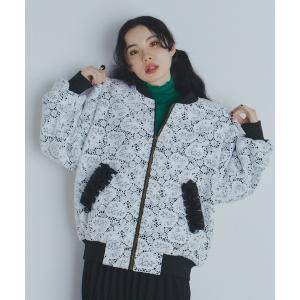 ブルゾン アウター SPECIAL EDITION レースZIPブルゾン