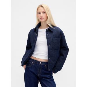 GapStudio レザージャケット ライダース コーティング デニム