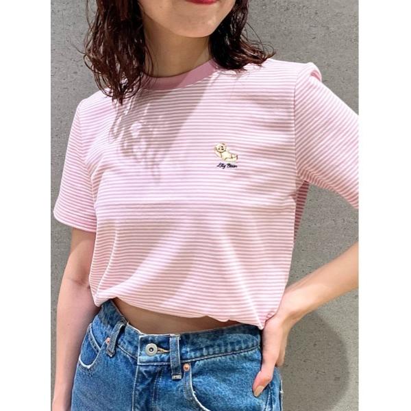 「LILY BROWN」 半袖Tシャツ FREE ピンク レディース