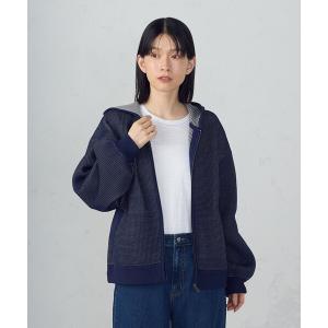 ブルゾン アウター スポンディッシュニットブルゾン レディース
