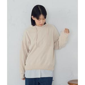 パーカー ナチュラルモールフーディープルオーバー　/　セットアップ対応 レディース